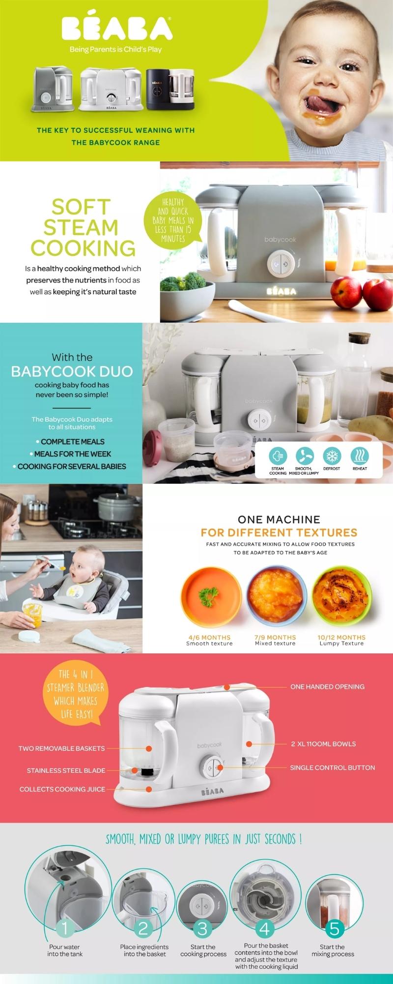 BÉABA Babycook® Duo Baby Food Maker