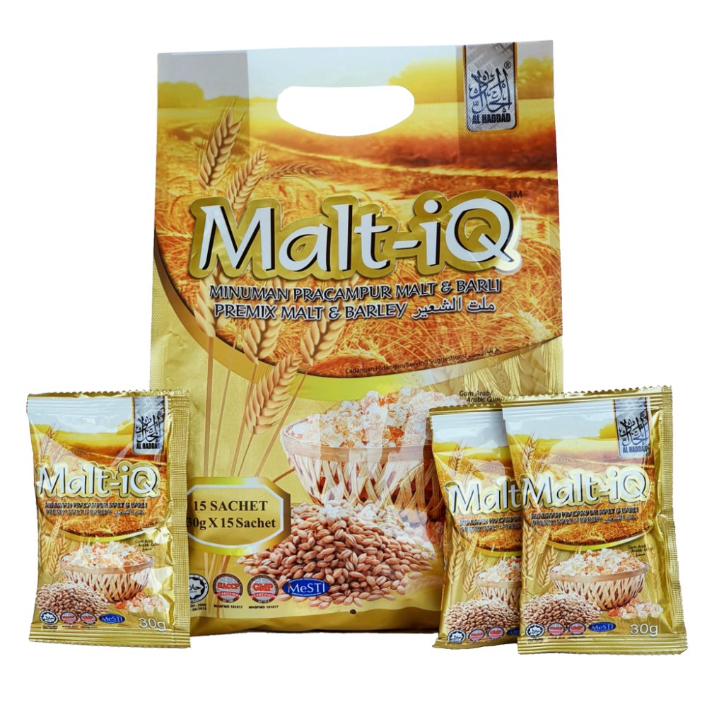 Buy Malt IQ Barley With Gum Arabic (15 Sachet x 30g) eRomman