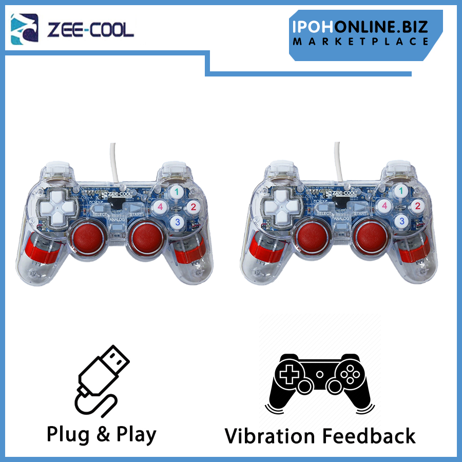 Buy ZeeCool USB Wired Twin Shock Gamepad Controller for PC