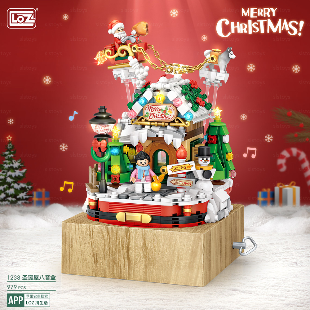 【未開封】【未使用】ROBOKOBO ストラップ　merry Christmas 495PCS inbrixx 881305 Christmas Music Box – Joy Bricks