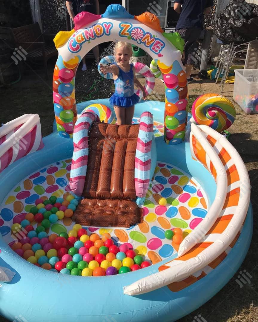 Candy zone inflatable pool outlet