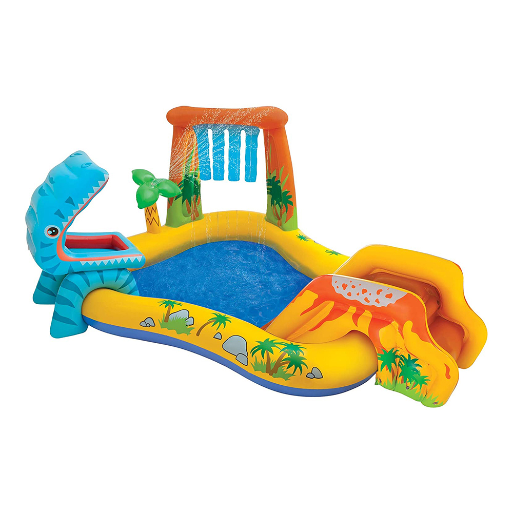 Buy Slstoys Intex Dinosaur Play Center with Slide Inflatable Kolam