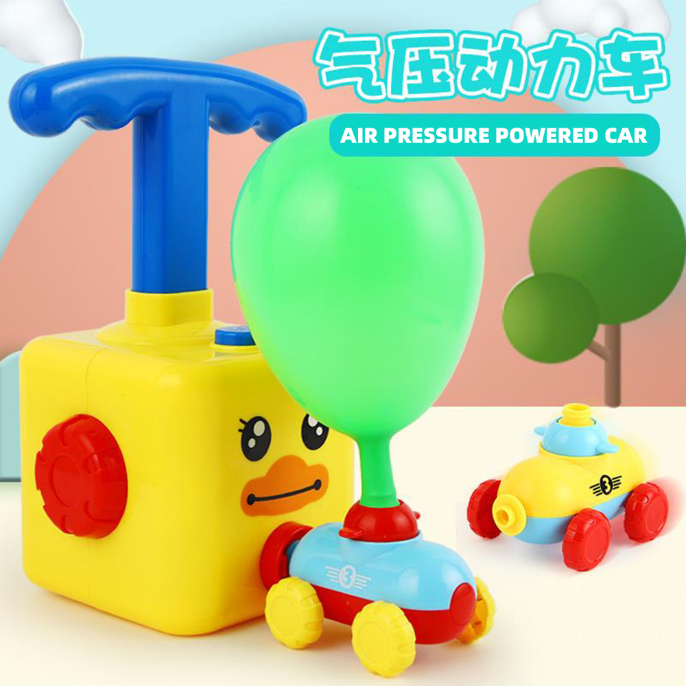 Buy Slstoys Air Pressure Balloon Powered Car Cute Characters Mini Pump Push  Car for Kids Children Age 6+ | eRomman