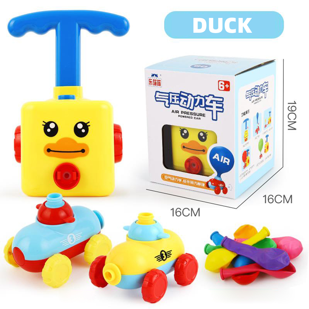 Buy Slstoys Air Pressure Balloon Powered Car Cute Characters Mini Pump Push  Car for Kids Children Age 6+ | eRomman