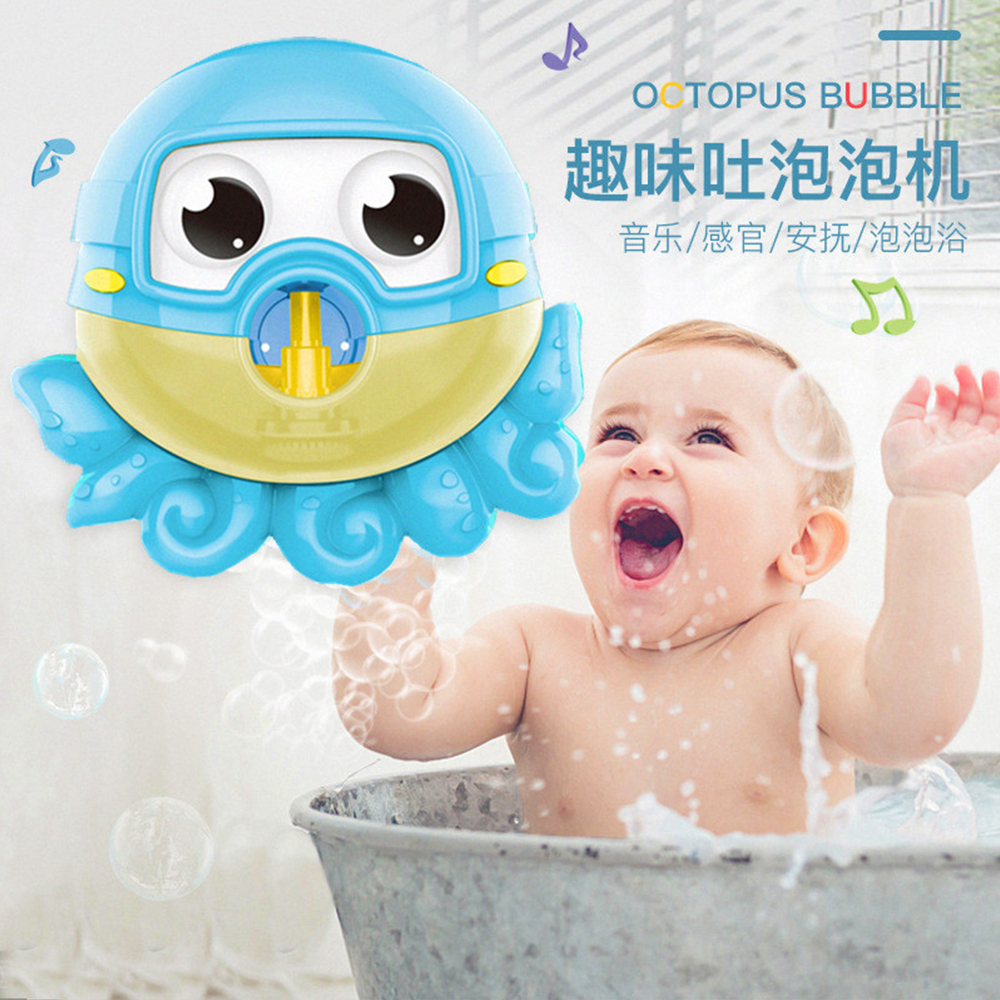 Buy Slstoys Bubble Octopus Baby Bath Toy Bubble Maker Machine Battery