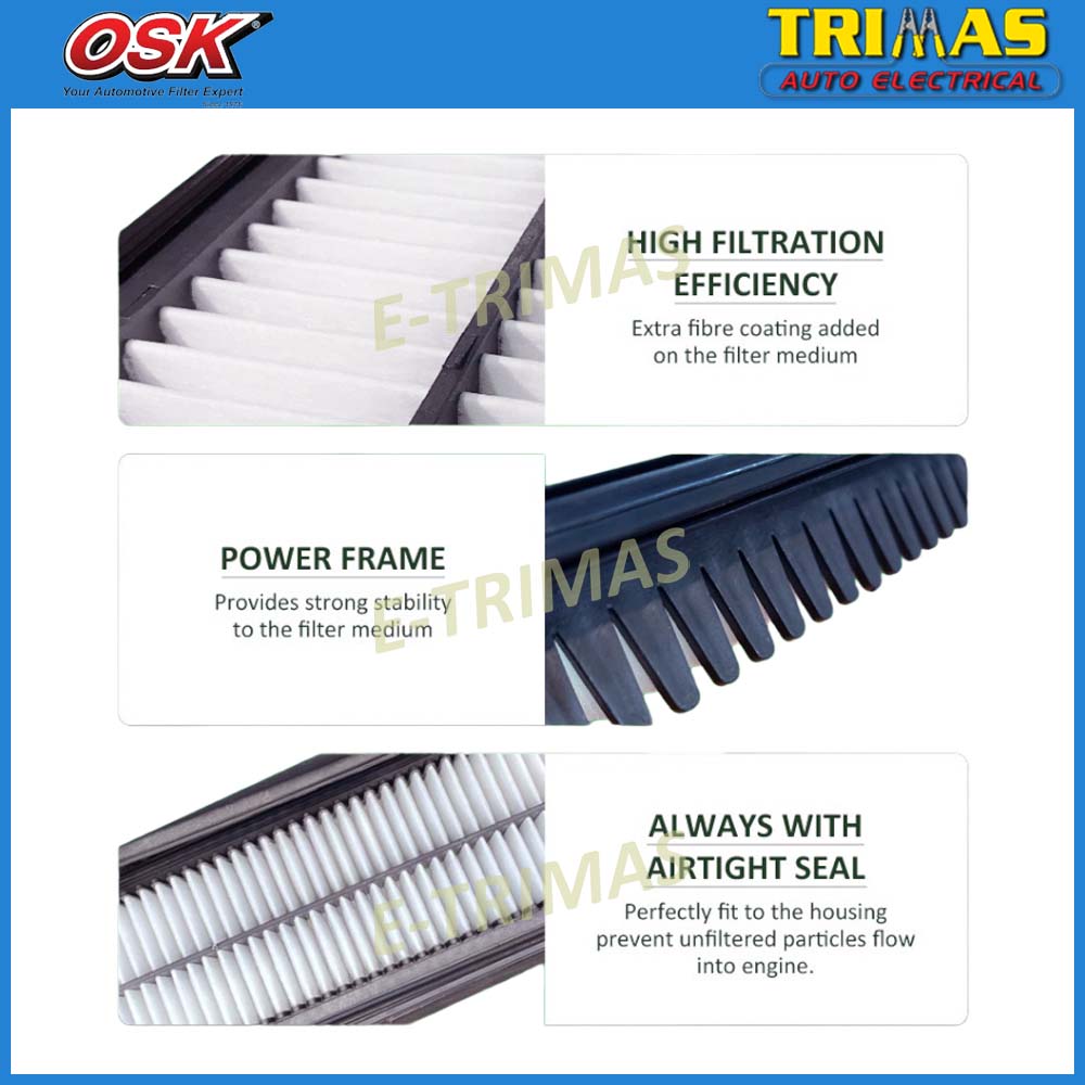 مركبات و دراجات سيارات قطع غيار Etrimas OSK Air Filter