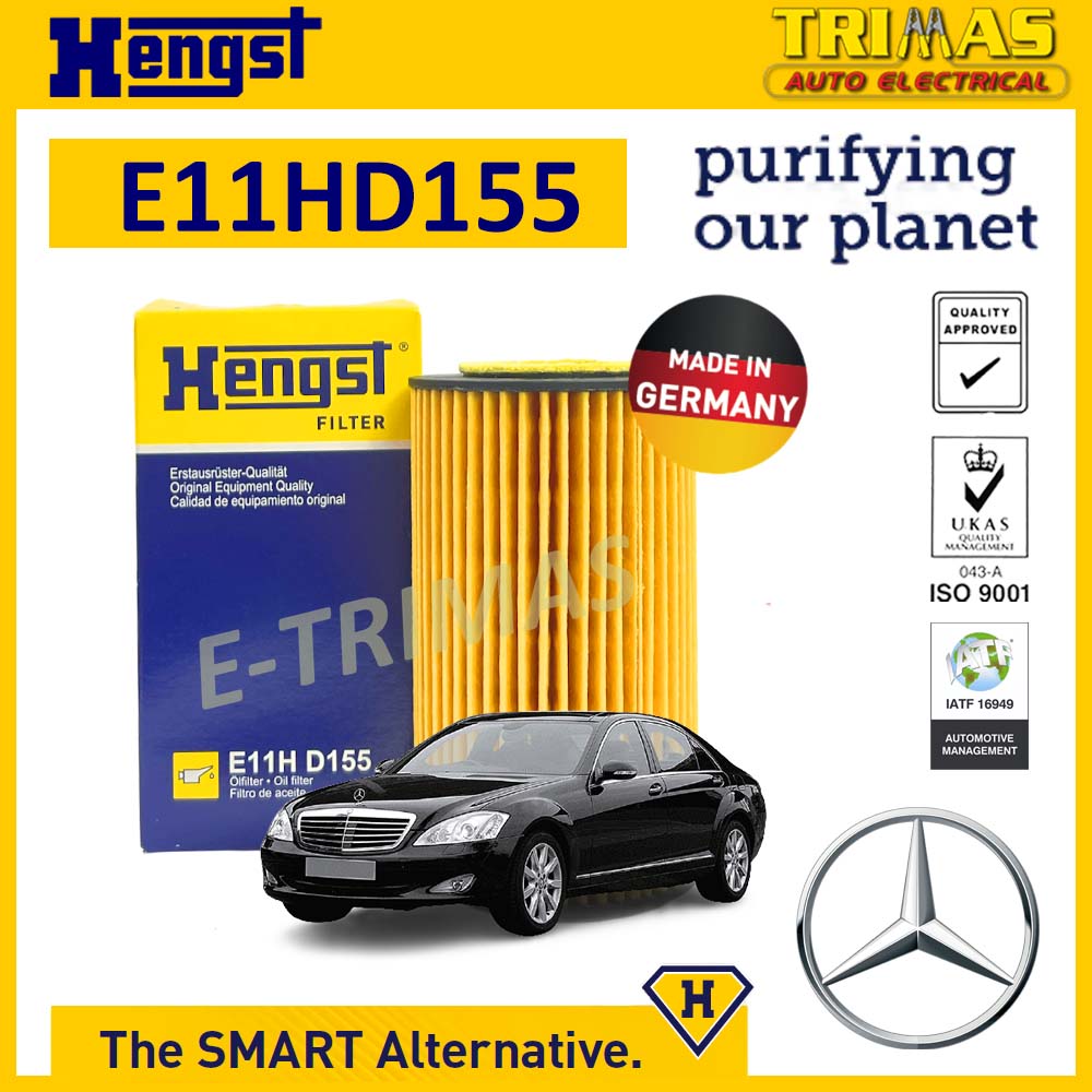 Buy Etrimas HENGST Oil Filter MercedesBenz SClass W221 Engine M272