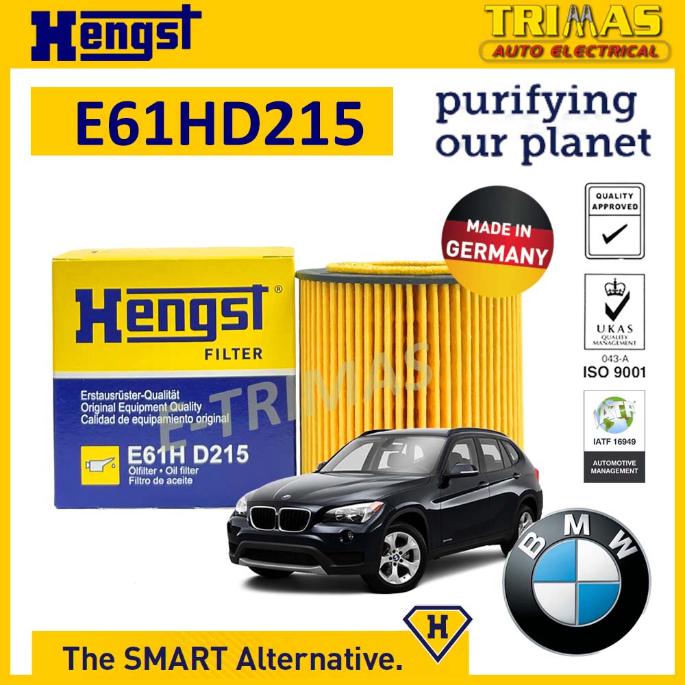 Buy Etrimas HENGST Oil Filter BMW X1 E84 Engine N20 N52 20092015