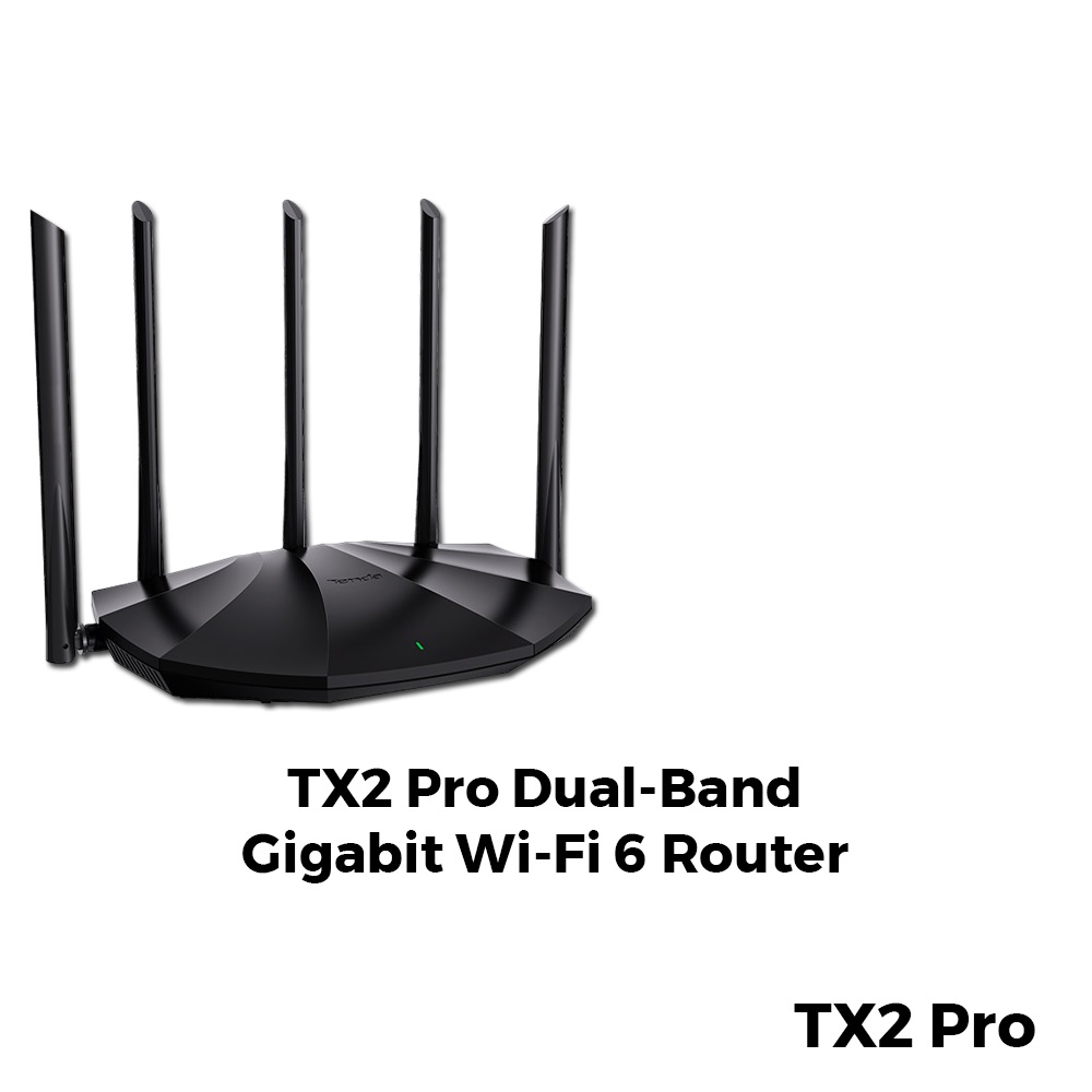 Buy Tenda TX2 Pro & TX3 AX1800 DualBand Gigabit WiFi 6