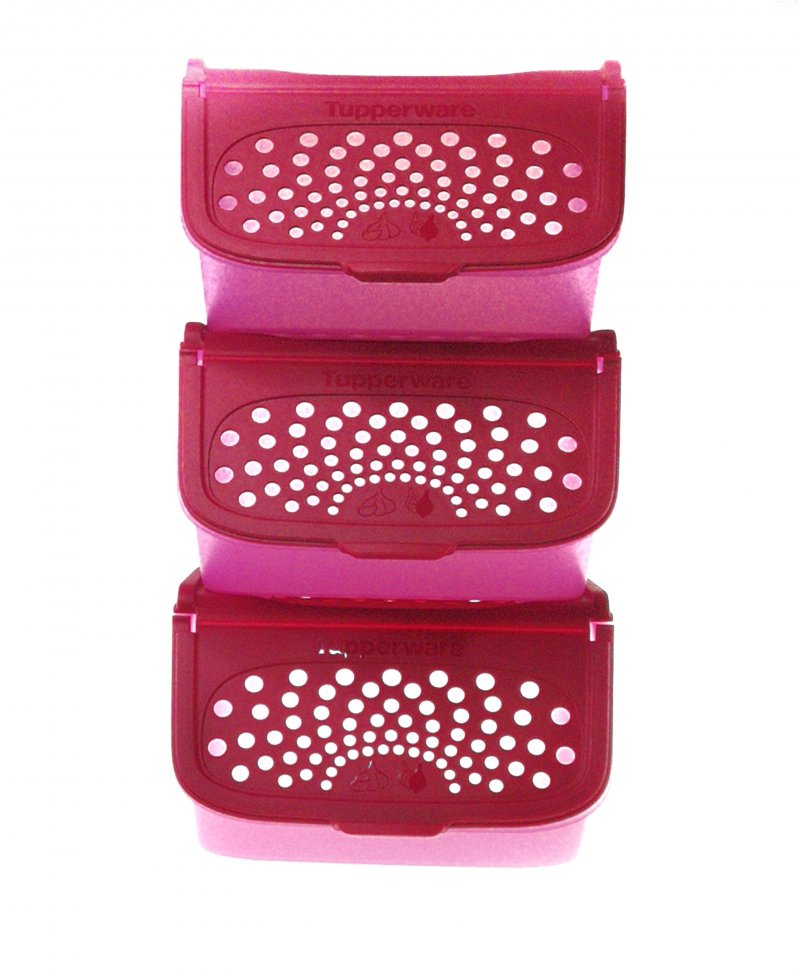 Buy Potato Onion Vegetable Keeper Tupperware Set of 3 eRomman