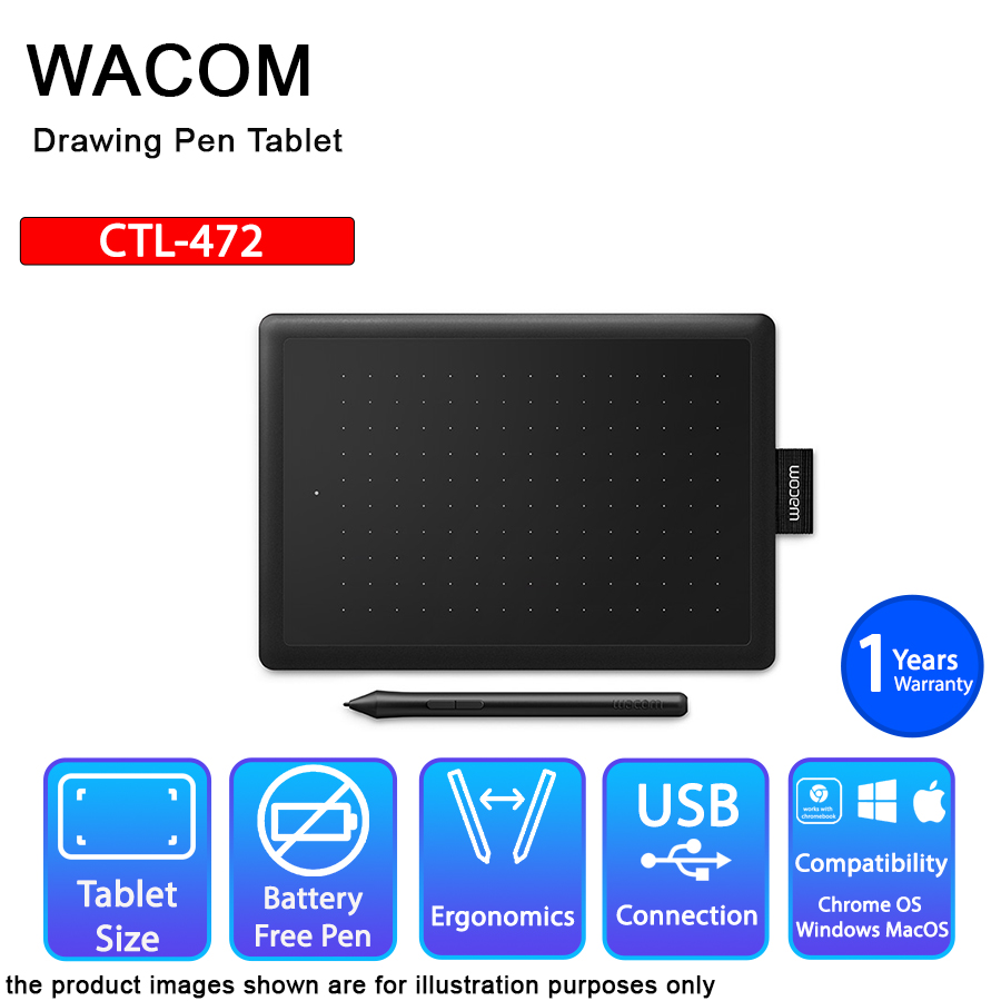 Buy Ipohonline Wacom One by Wacom Small (CTL-472) Creative Graphic