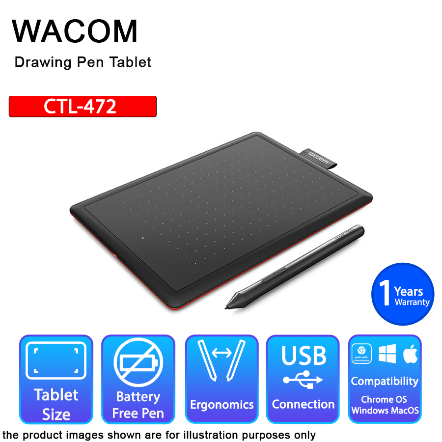 Wacom Ctl 472 Wacom One Creative Pen Display One By Wacom Small