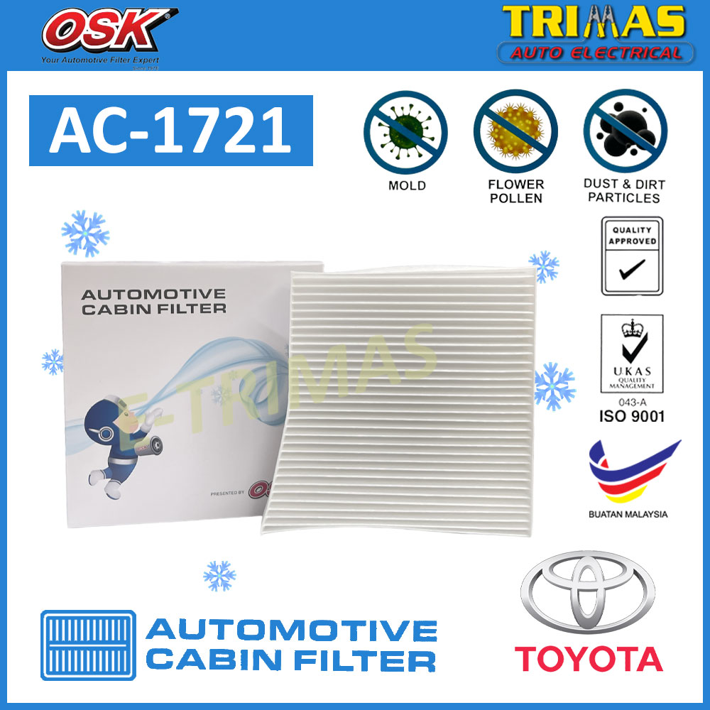 مركبات و دراجات سيارات قطع غيار Etrimas OSK Cabin Filter Toyota Hilux Vigo Hiace