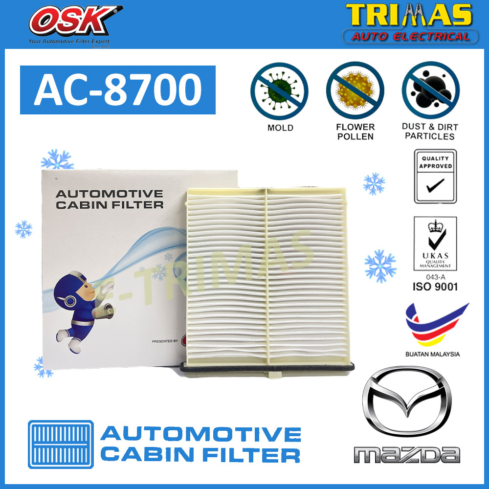 Buy Etrimas OSK Cabin Filter Mazda 3 6 M3 M6 CX5 CX5 Penapis Air Cond