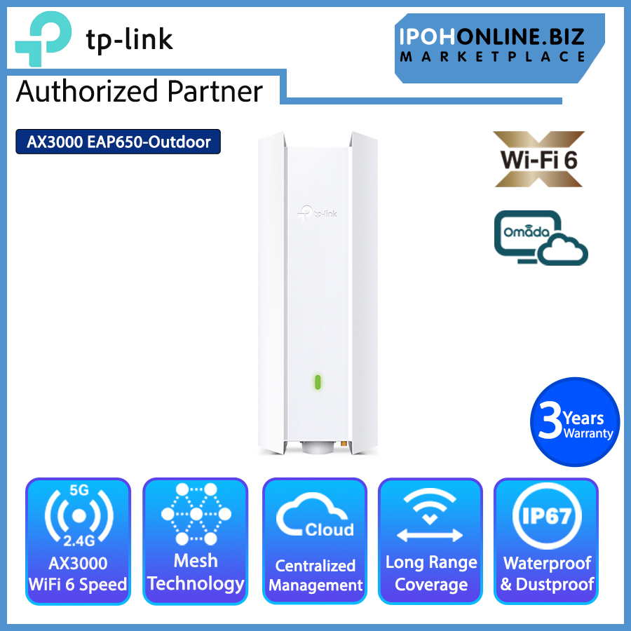 Buy Ipohonline TP-Link Omada EAP650-Outdoor AX3000 Indoor Outdoor