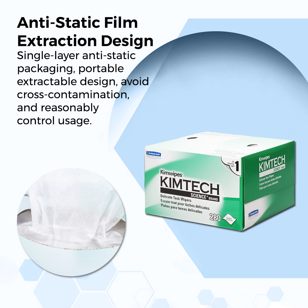 Buy Kimwipes Kimtech FTTH Fiber Wipe AntiStatic DustFree