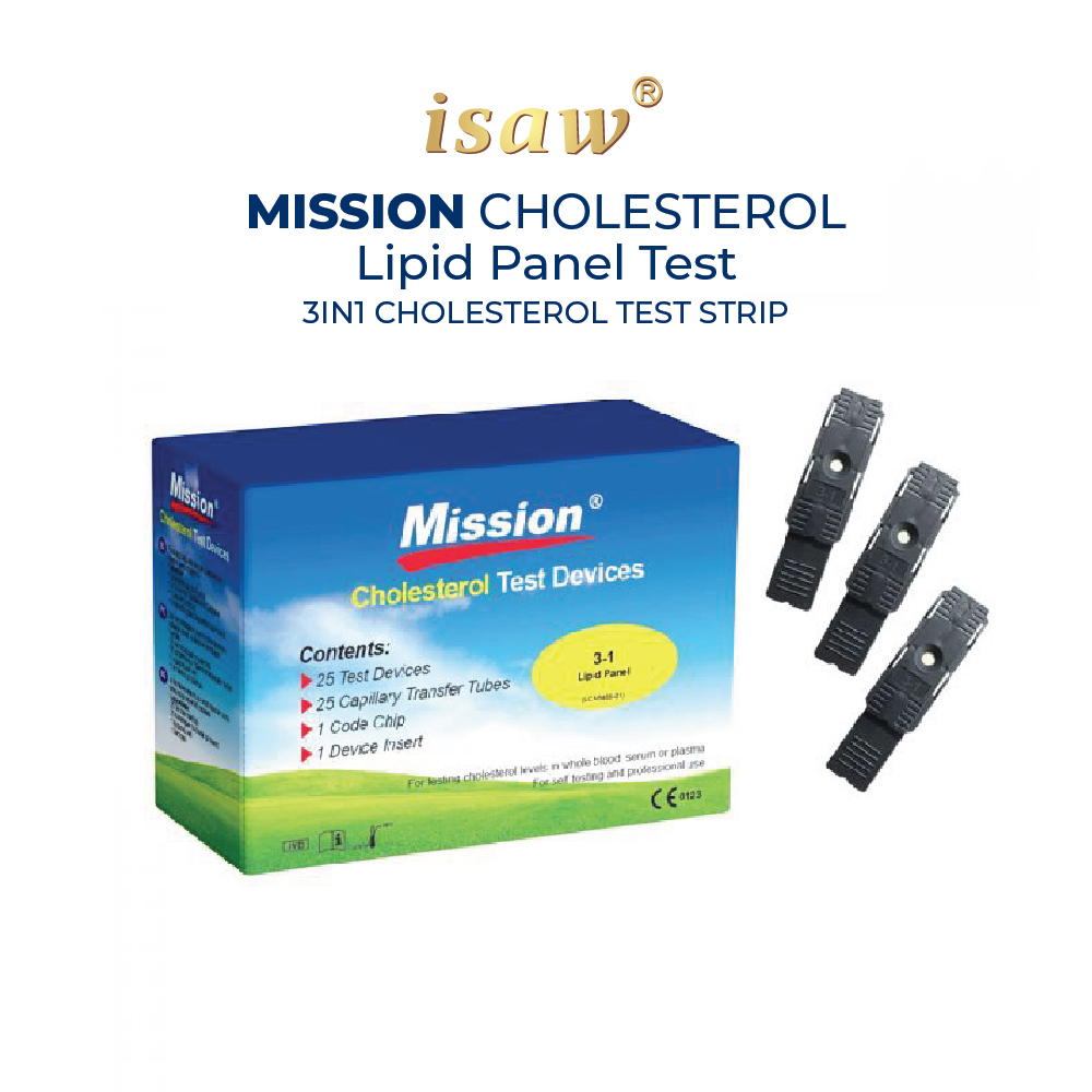 Buy Accuanswer Mission Cholesterol Lipid Panel Test 3in1 Cholesterol