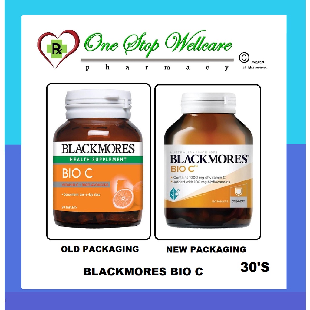 Buy BLACKMORES BIO C (VITAMIN C+BIOFLAVONOIDS) 30'S (NEW) (EXP08/2023