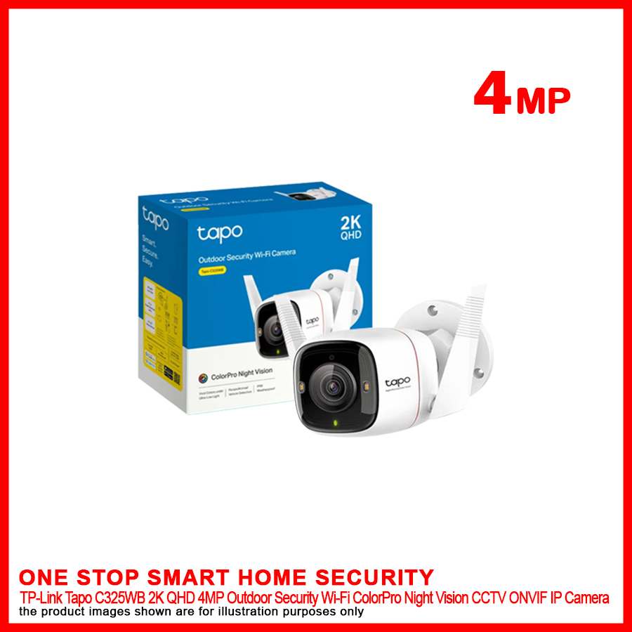 TP-Link Tapo ColorPro C325WB 4MP Wi-Fi Outdoor Camera TAPO