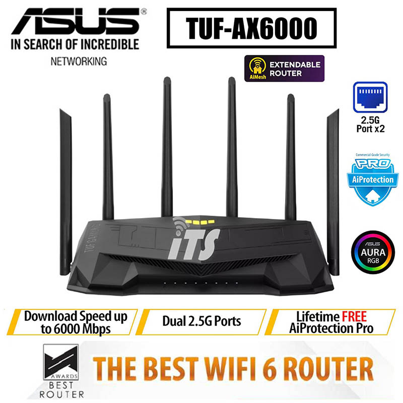 Buy TUF Gaming AX6000 Dual Band WiFi 6 Gaming Router | eRomman