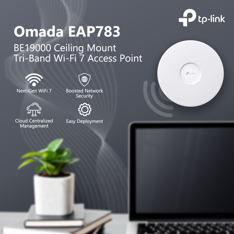 Buy EAP783 | BE19000 Tri-Band Wi-Fi 7 Access Point | eRomman