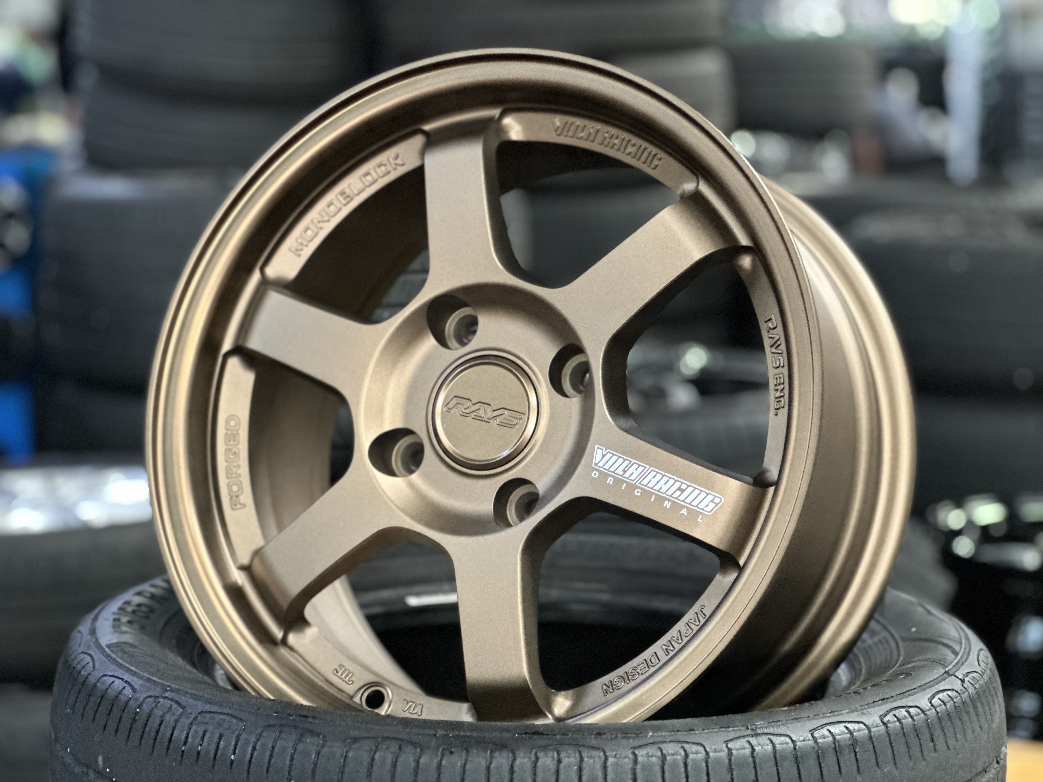 Buy 15X7 ET35 AOW Flow Formed TE37 Rim Matt Bronze | eRomman