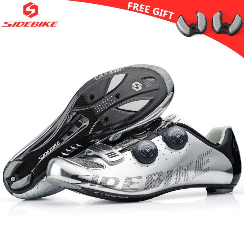 yellow or silver VCX Pro Carbon Cycling Road Shoes Lightweight Bike Gear