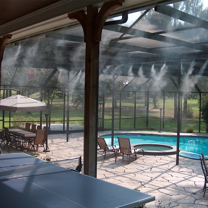 Buy Water Mist System Cooling Kit Patio (Black) | eRomman