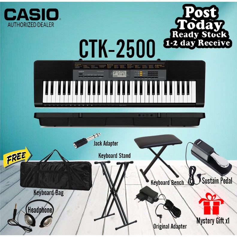 Buy Casio 61keys Portable Electronic Keyboard Ctk2500 Ctk 2500