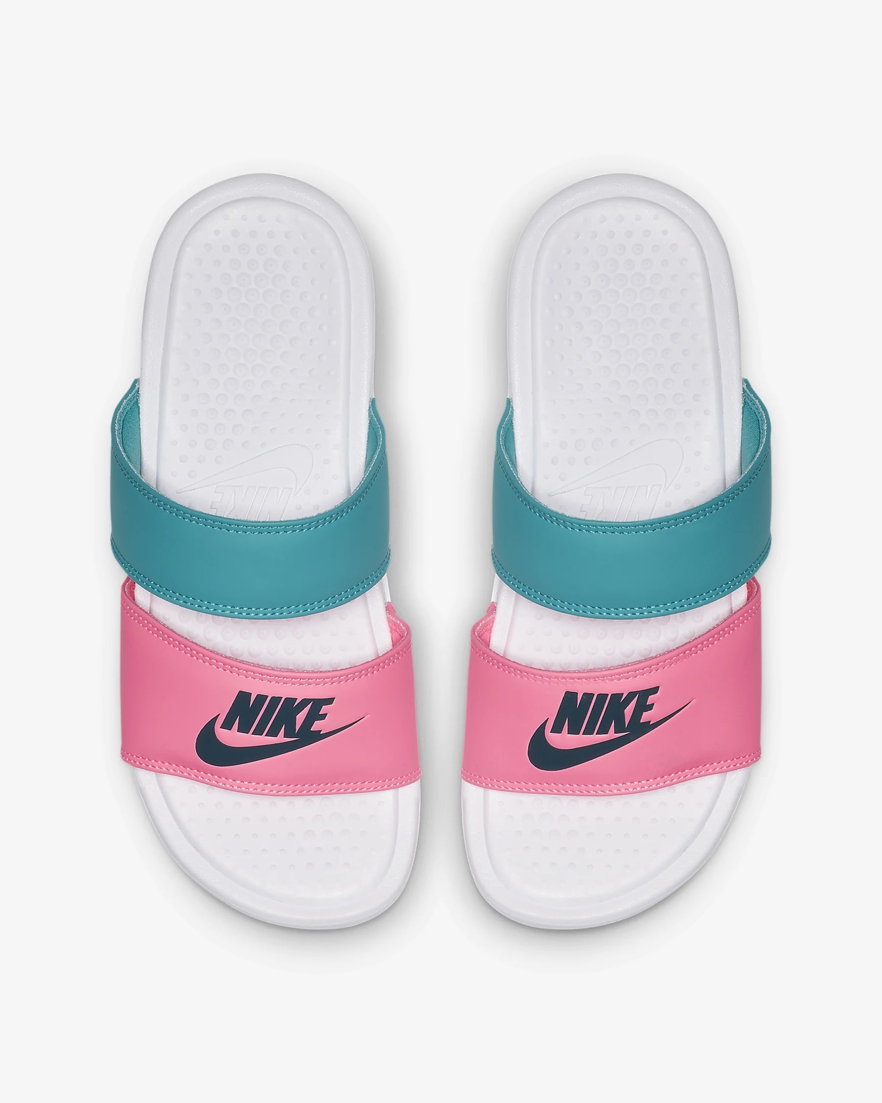 nike benassi duo ultra slide echo pink