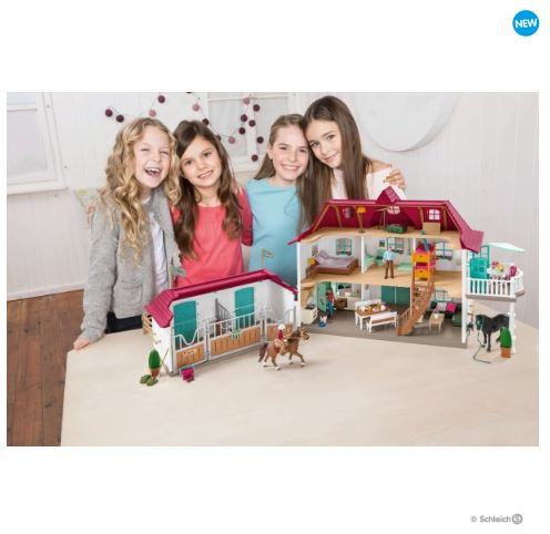 schleich large horse stable with house and stable