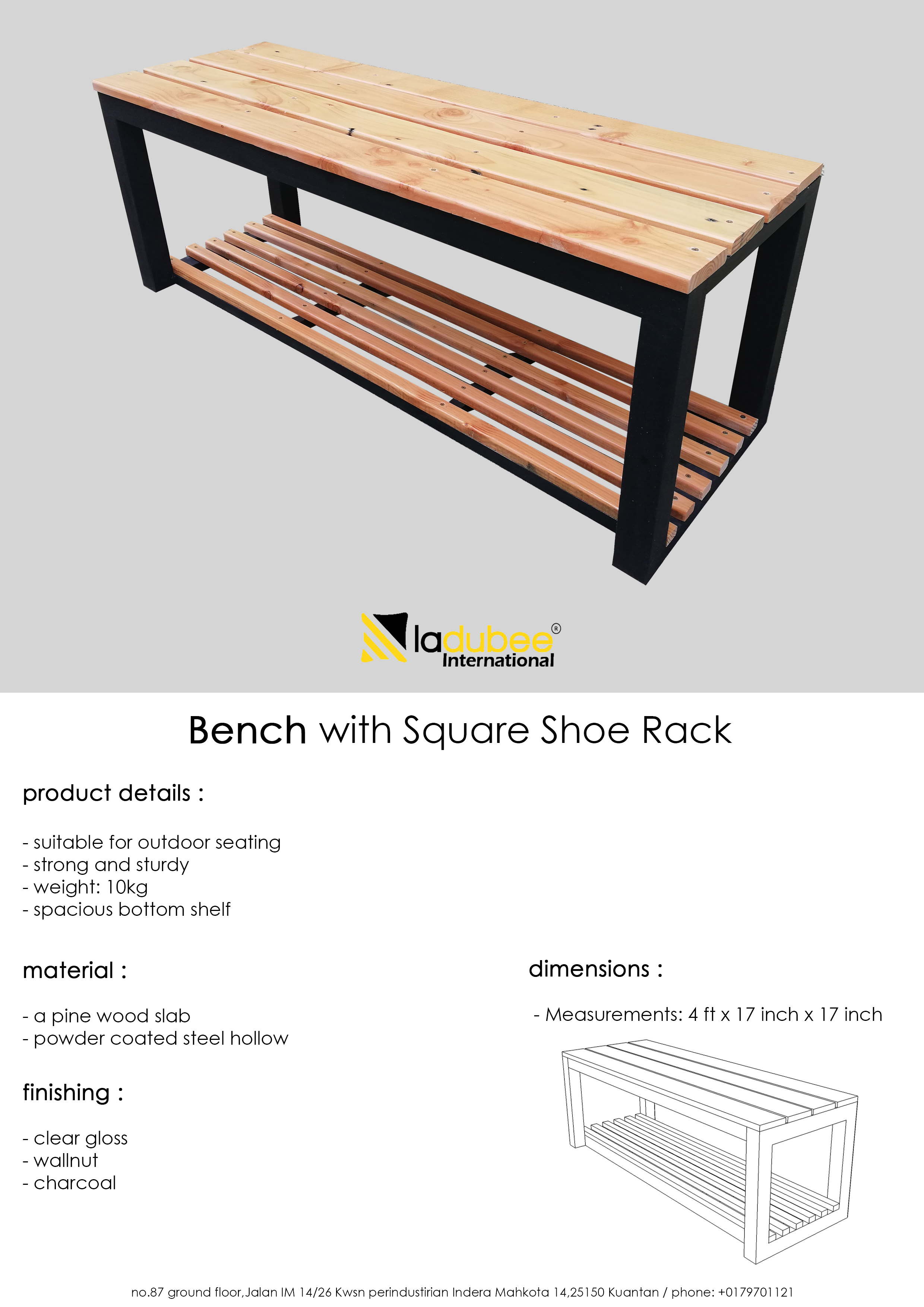 bench with shoe rack on Buy Bench With Shoe Rack Wood Eromman