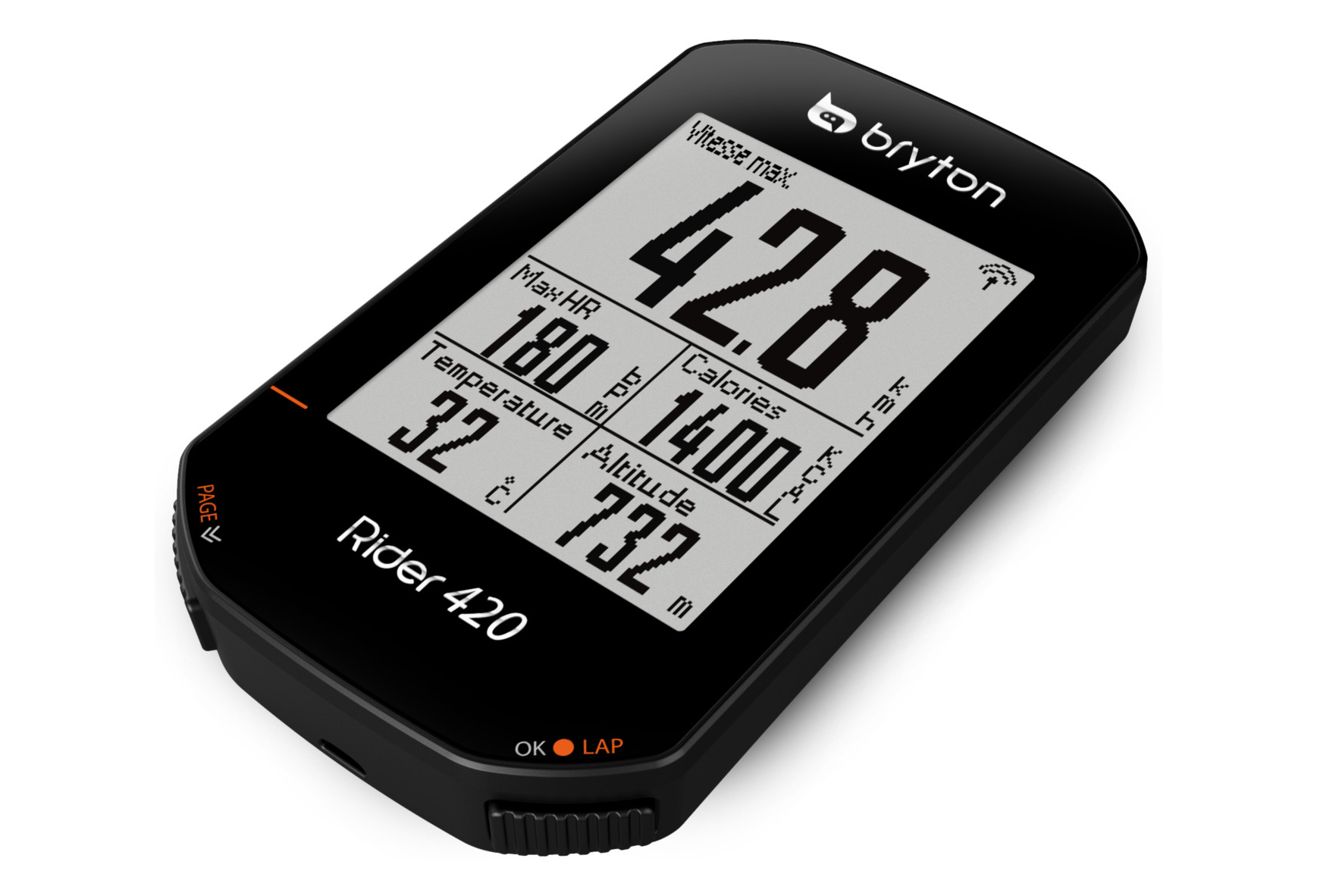 bryton rider 10 tire size