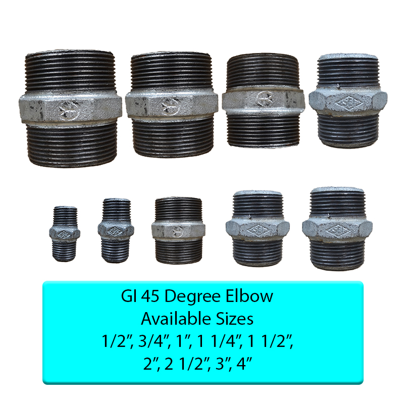 Buy Littlethingy LittleThingy 3/8 Inch / 9mm GI Nipple Galvanized Iron