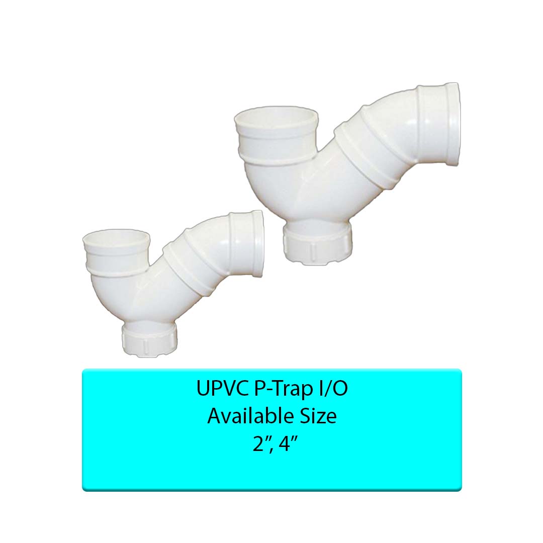 Buy Littlethingy LittleThingy 4 Inches - 110mm UPVC P-Trap I/O Fittings ...