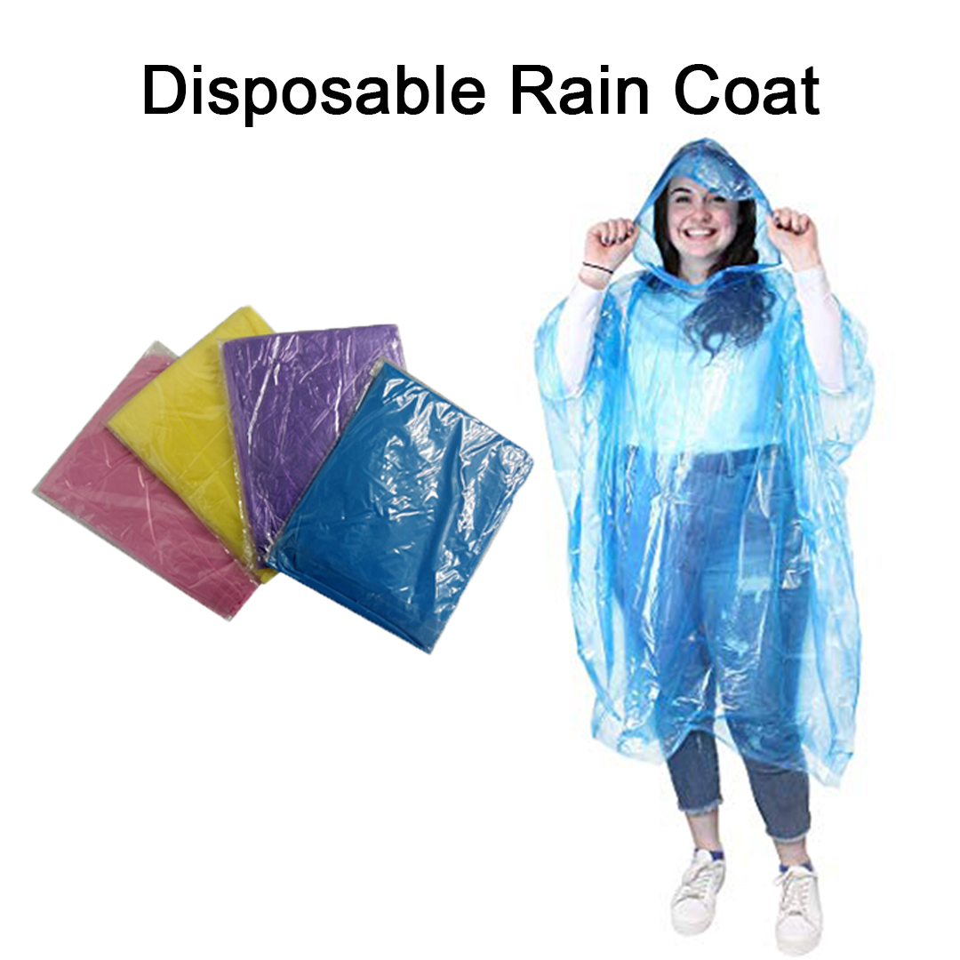 Buy Littlethingy Disposable Plastic Rain Coat 1 Piece Baju Hujan 1