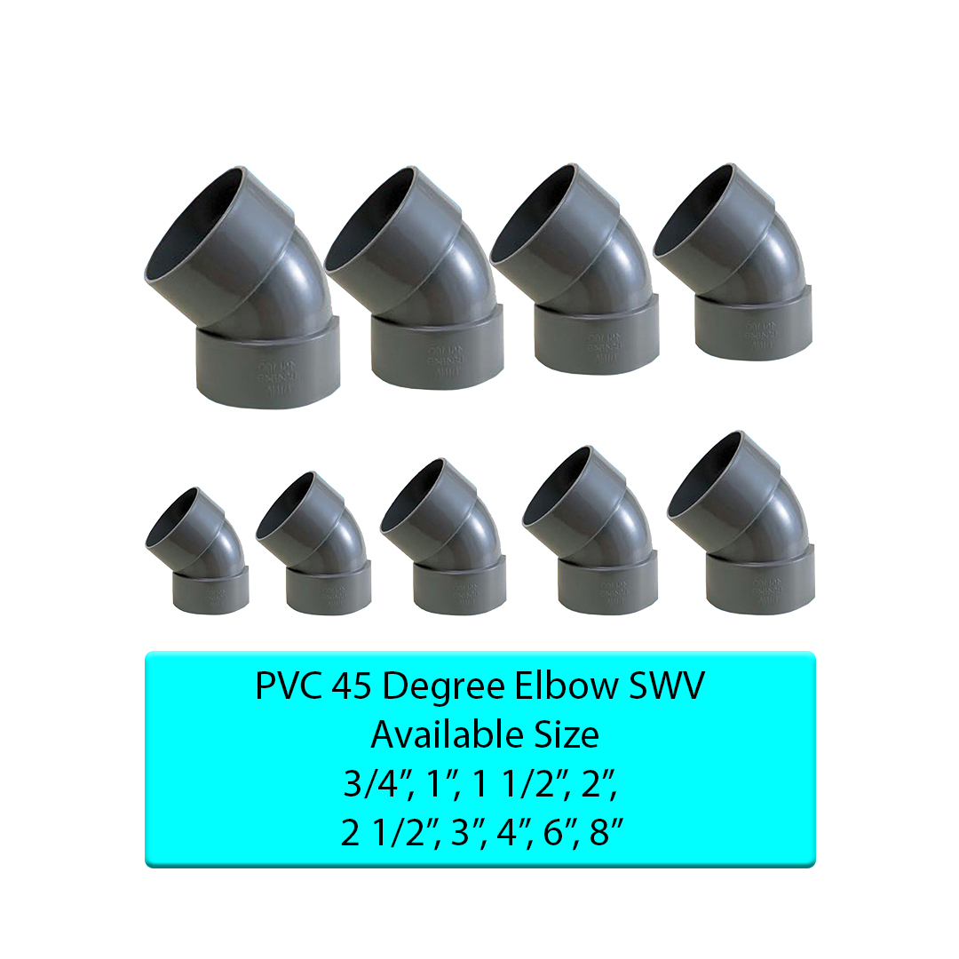 Buy Littlethingy LittleThingy 3 Inches / 80MM PVC Fittings Elbow 45