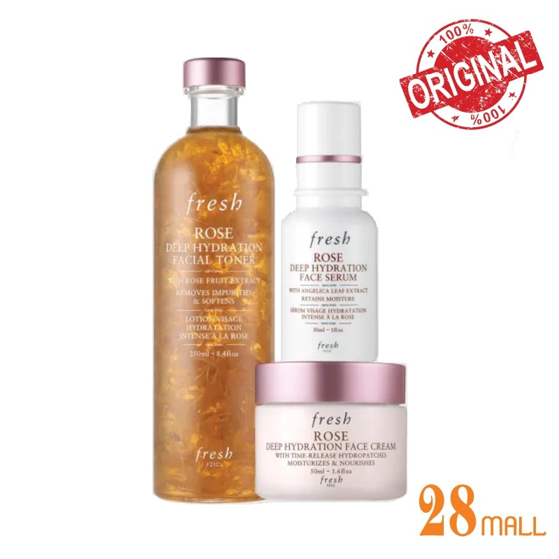 fresh rose deep hydration face serum