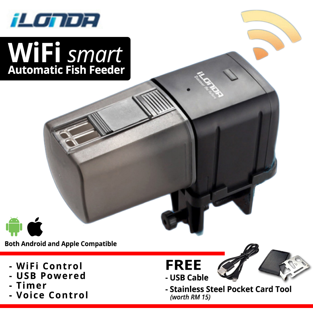 wifi automatic fish feeder