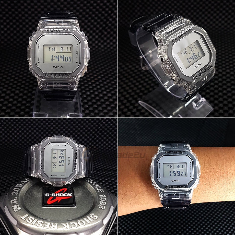 transparent casio