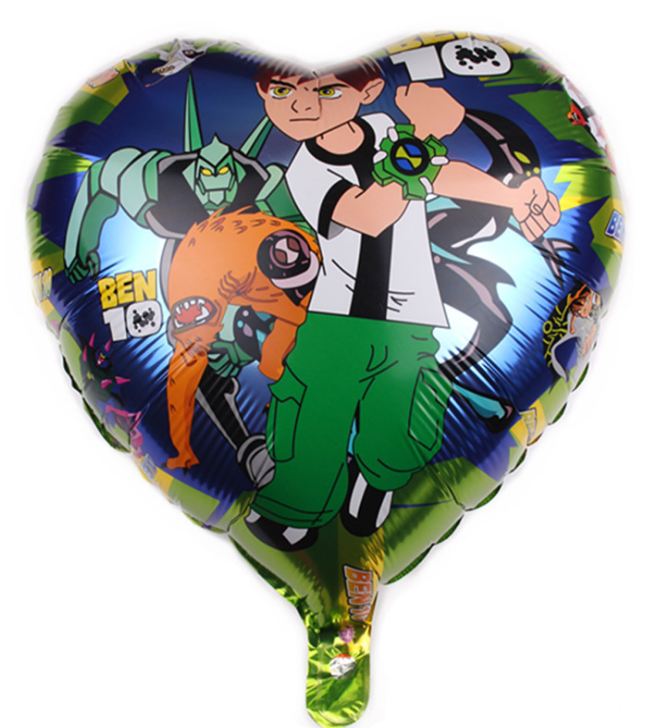 18inch Round Ben 10 Cartoon Foil Balloon Party Decoration 