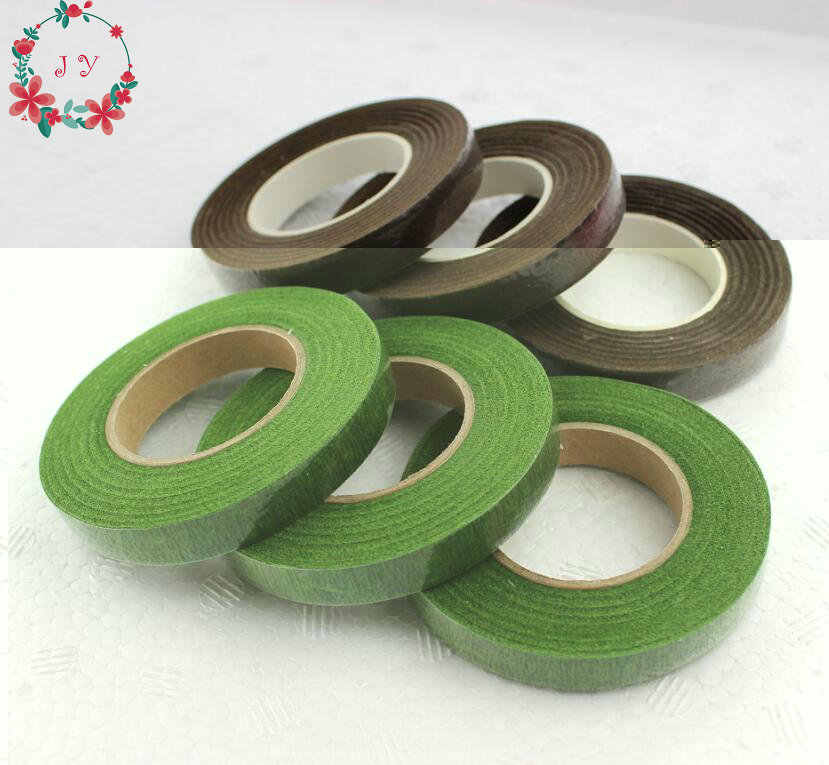 Green Florist Floral Stem Tape Corsages Buttonhole Flower Stamen Wrinkle Paper Green Florist Floral Stem Tape Corsages Buttonhole Flower Stamen Wrinkle Paper