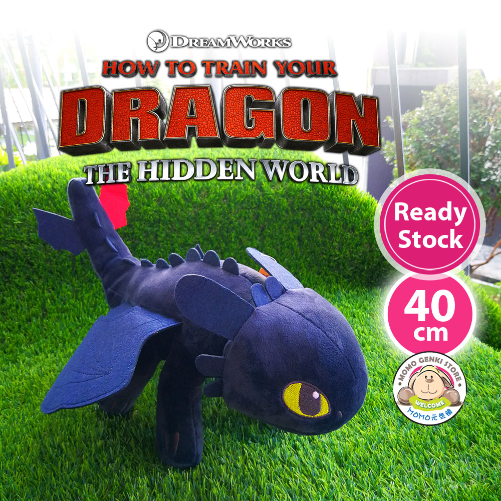 Buy How to Train Your Dragon Toothless Light Fury Soft Plush Toy 40cm 2 Colors Online eRomman