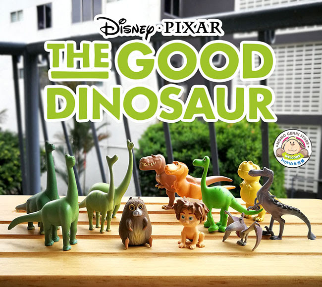12pcs The Good Dinosaur Cake topper figure jouets Arlo Spot Budda Ramsey Kids Toy 