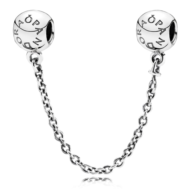 Buy Pandora Logo Safety Chain (Silver 