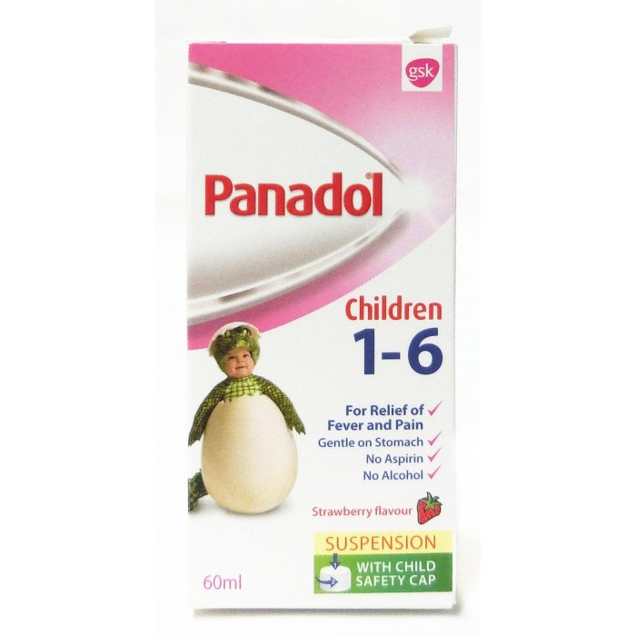 Buy Panadol Children Suspension 1-6 Year Old 120mg 60ml Panadol kanak ...