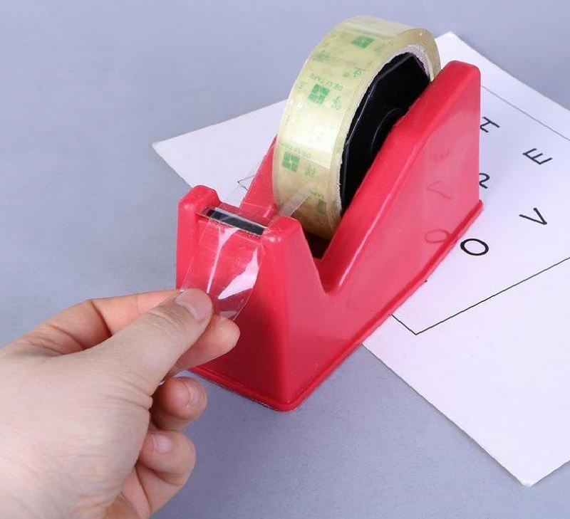 Kitchen Stickin' Tape Dispenser, Wall Mounted, Easy One Handed Operation, Cost-effective Labelling For Kitchens, Garages, Offices, Restaurants, Meal Prep And Home Organization