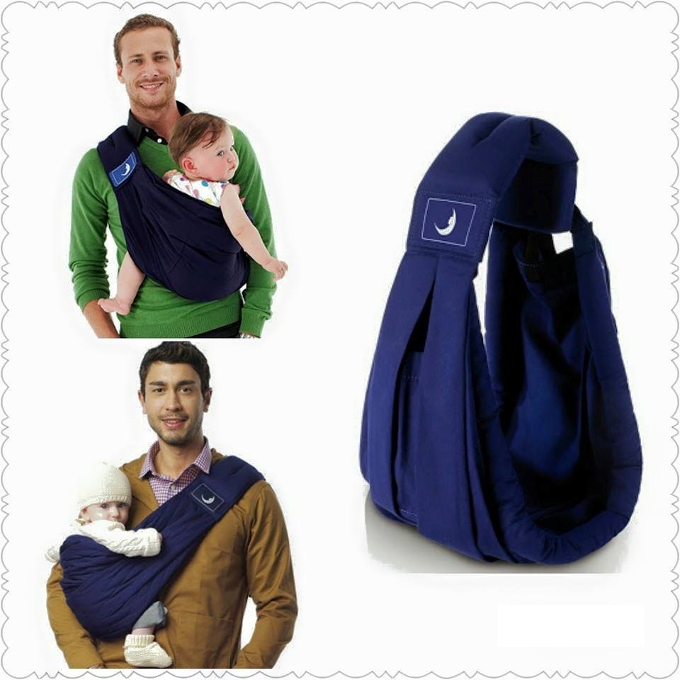 Gendongan Baba Sling Newborn The BabaSling Baby Carrier (Aqua Blue