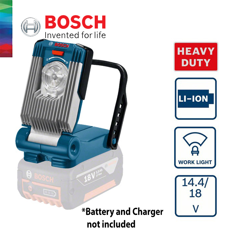 BOSCH GLI VariLED Professional Solo Cordless Torch With Practical Belt Bag  0601443400