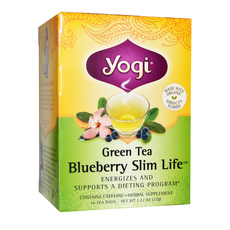 Buy YOGI Green Tea, Blueberry Slim Life, 16Bag Green Tea for Diet and